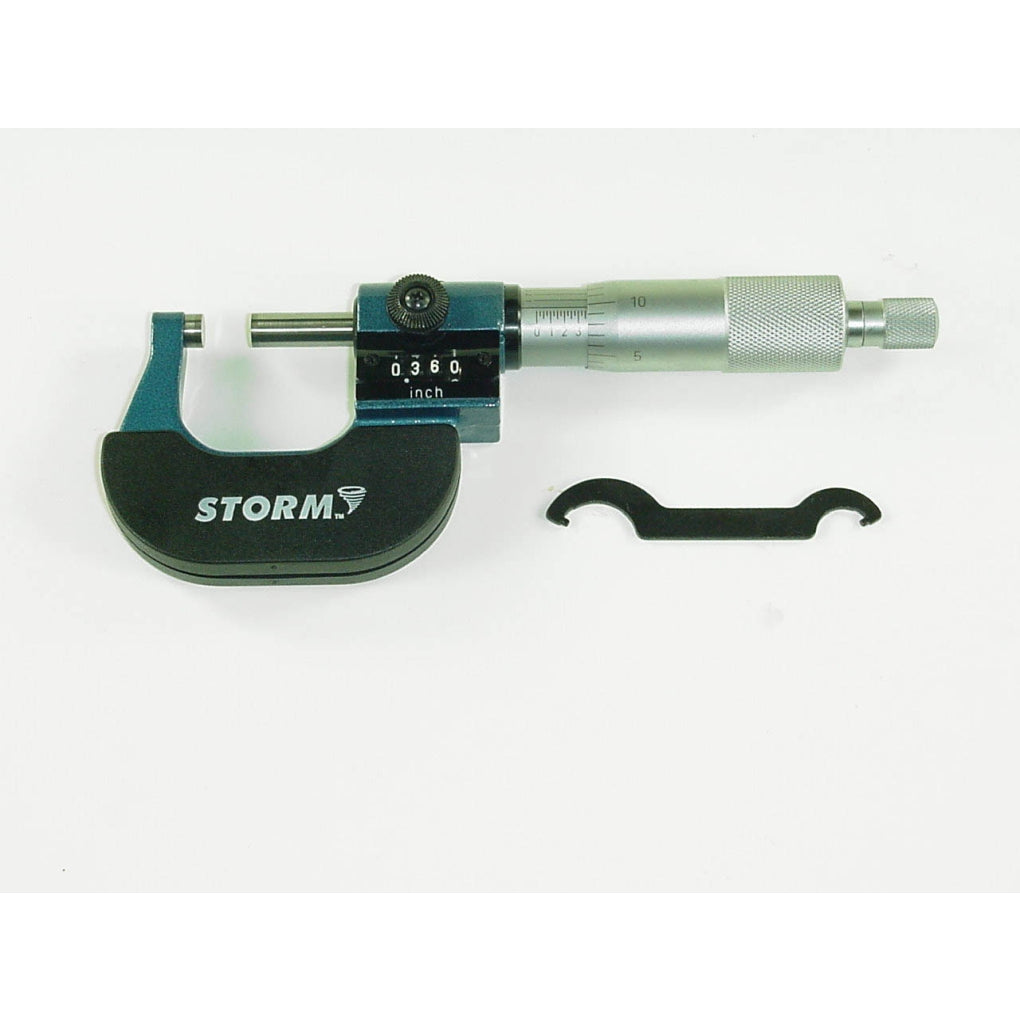 Central Tools - 3M201 - Micrometer - Mechanical Digital, 0-1 in