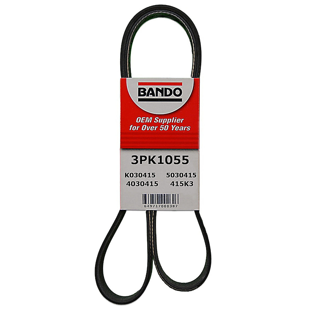 Bando - 3PK1055 - USA OEM Quality Serpentine Belt