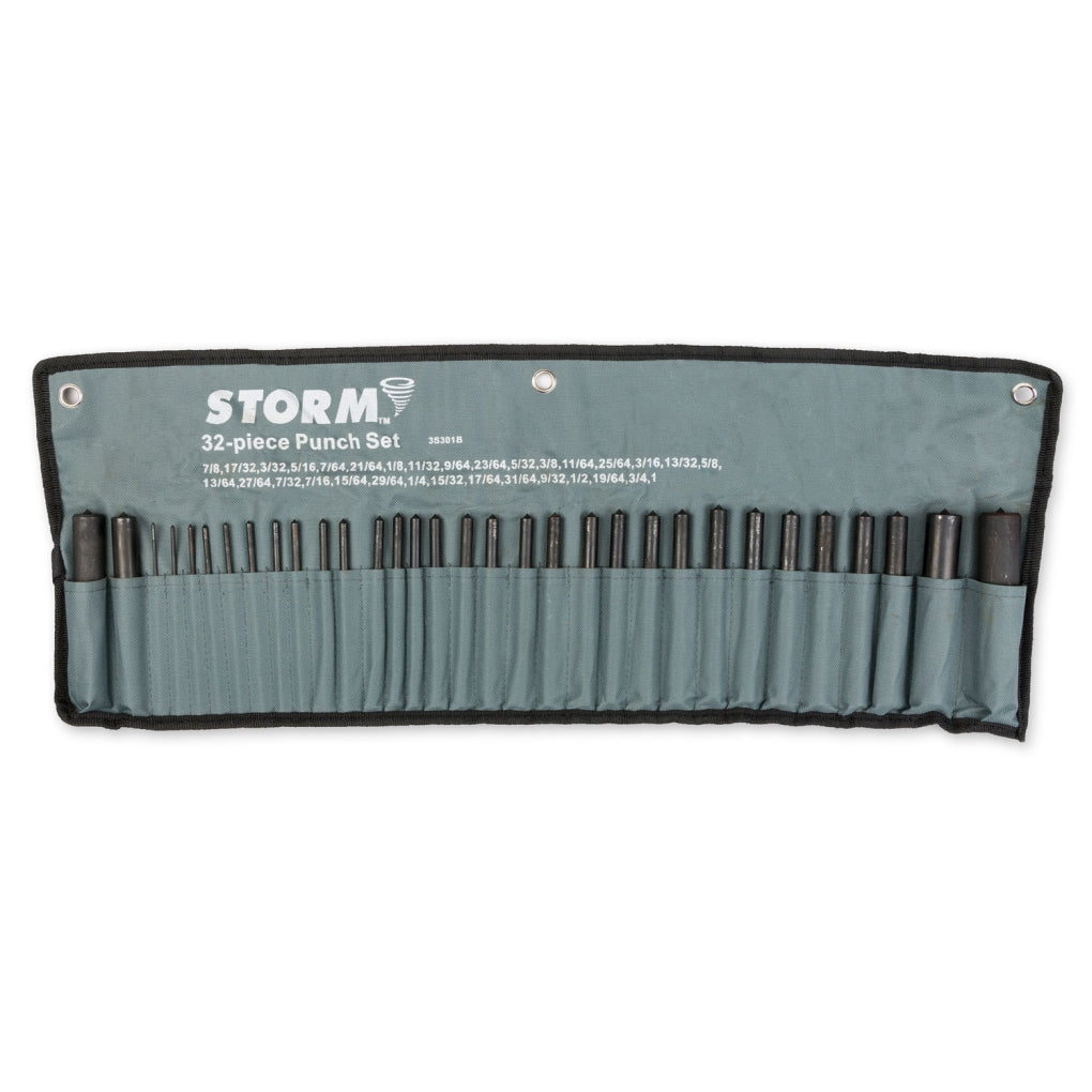 Central Tools - 3S301B - Z-NLA Transfer Punch Set, 32Pc