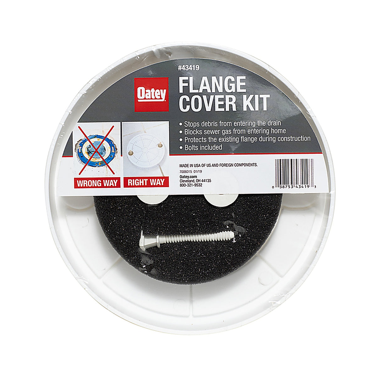 Oatey - 43419 - Flange Cover 7-3/4 in
