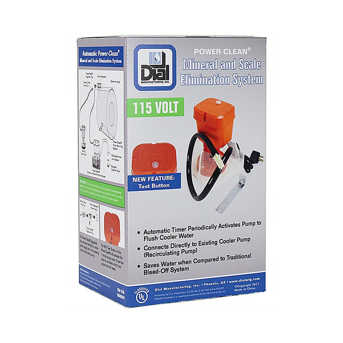 Dial - 1541 - Power Clean 9-1/2 in. H x 5-1/2 in. W Polypropylene Orange Evaporative Cooler Pump