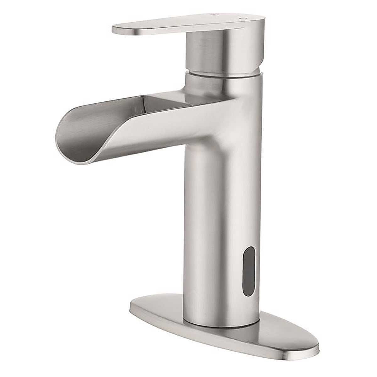 Homewerks - 29-B413S-HW - Waterfall Brushed Nickel Motion Sensing Single-Handle Bathroom Sink Faucet 2 in.