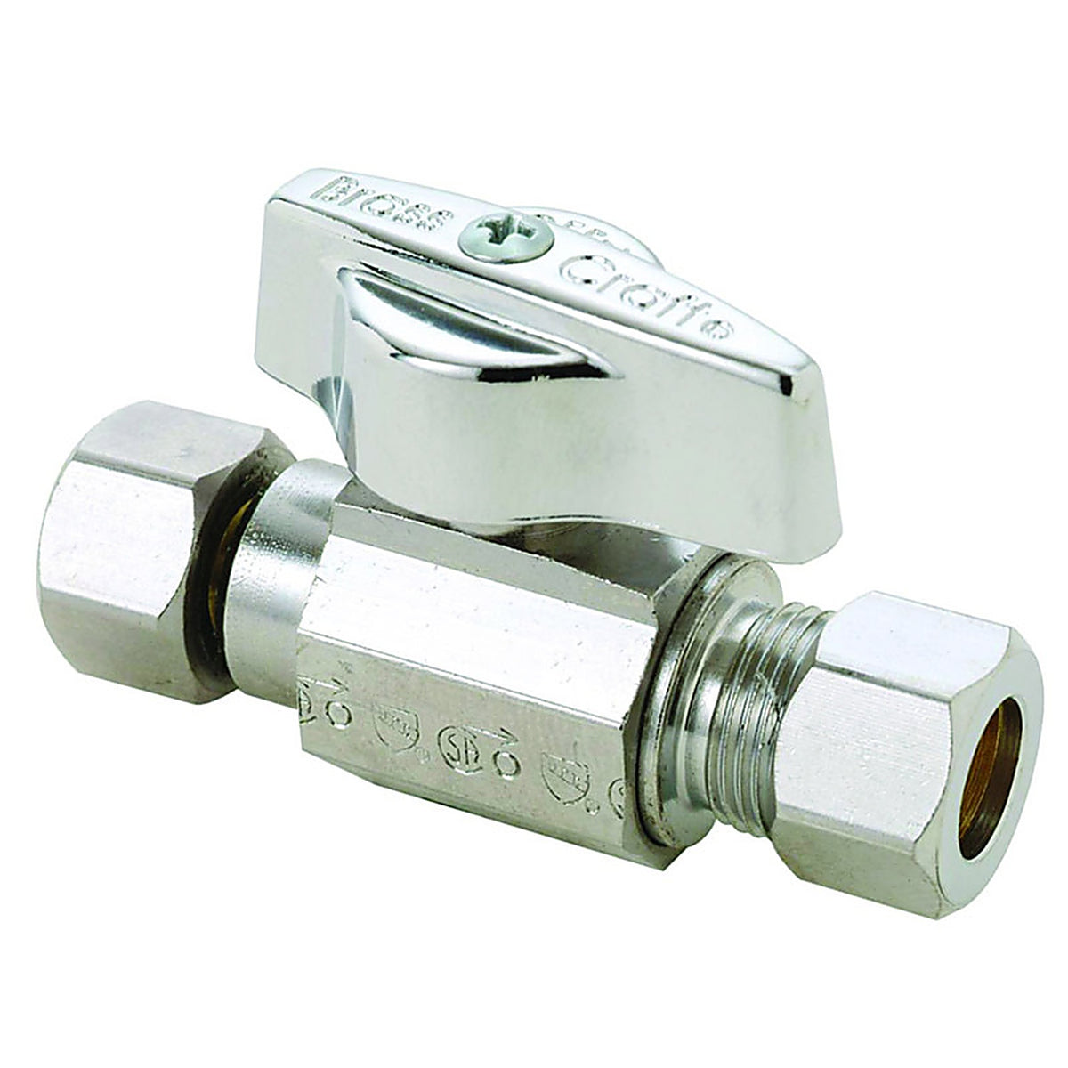 Brasscraft - KTCR11FXC1 - 3/8 in. Brass Compression Ball Valve