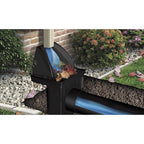 NDS - 1200DSG - Downspout Defender 12 in. Black Square Polyethylene Drain Grate