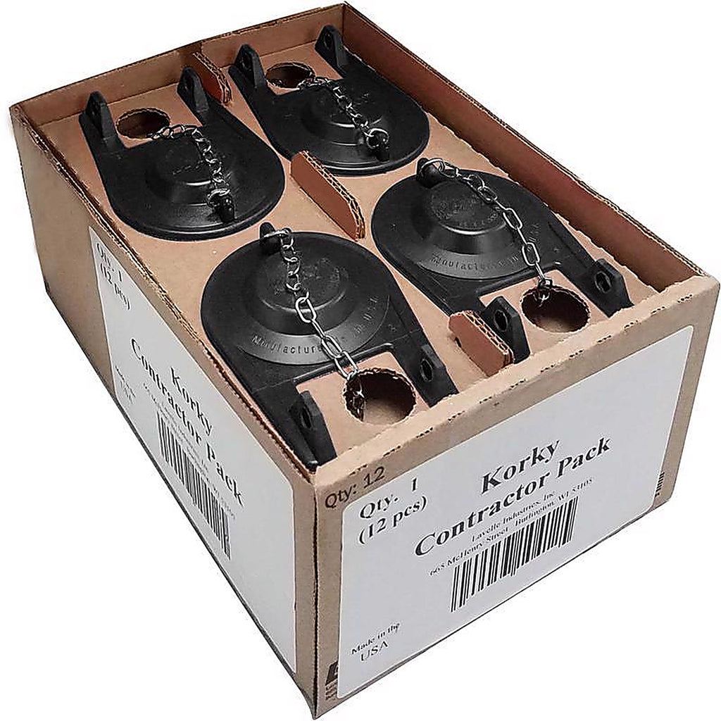 Korky - 54CP - Toilet Flapper Black Rubber For Universal 2 in.