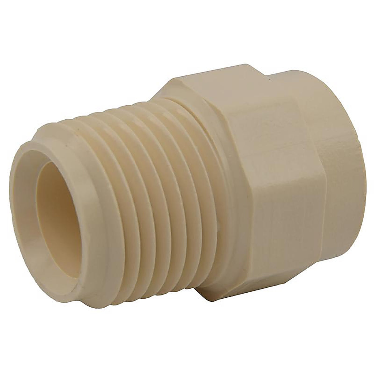 Charlotte Pipe - CTS021090600 - FlowGuard 40 1/2 in. Socket x 1/2 in. Dia. MNPT CPVC Adapter
