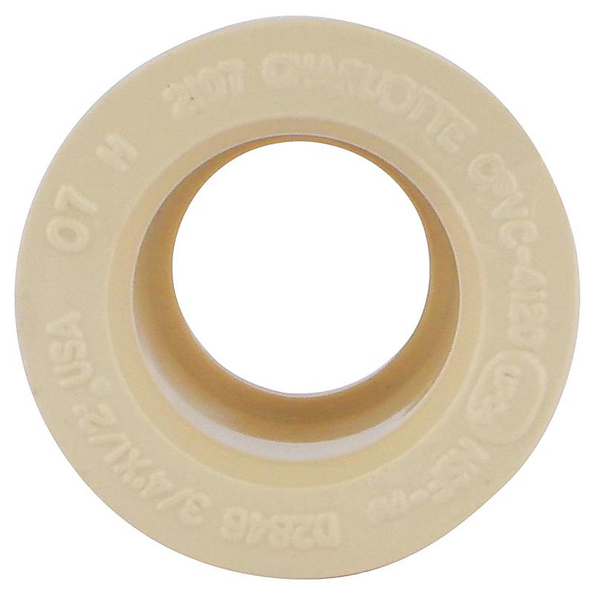 Charlotte Pipe - CTS021070600 - FlowGuard 3/4 in. Hub x 1/2 in. Dia. Spigot CPVC Reducing Bushing