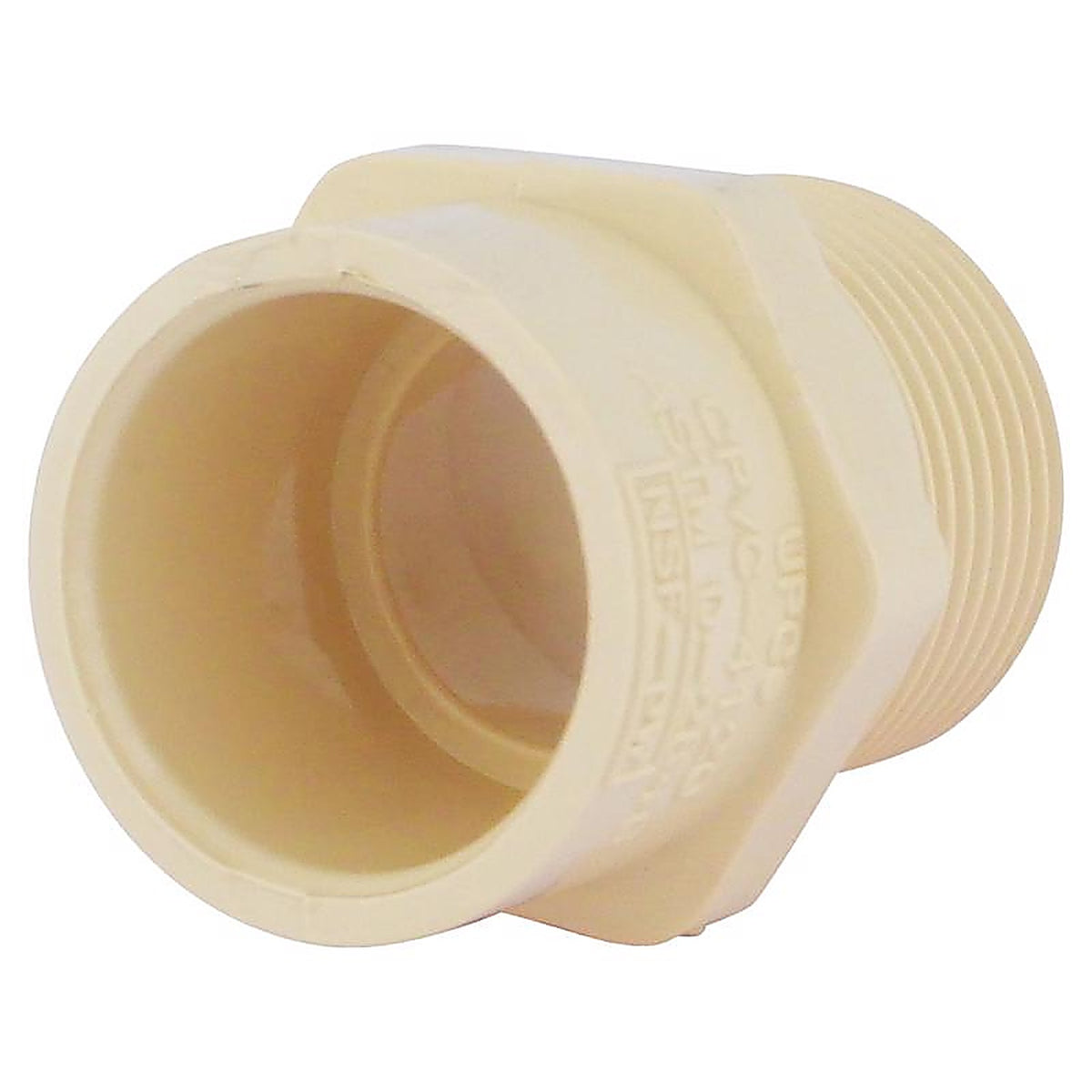Charlotte Pipe - CTS021090800 - FlowGuard 3/4 in. Socket x 3/4 in. Dia. MNPT CPVC Adapter