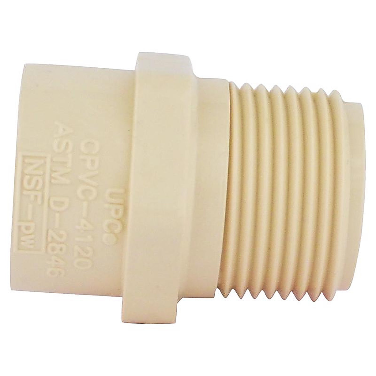 Charlotte Pipe - CTS021090800 - FlowGuard 3/4 in. Socket x 3/4 in. Dia. MNPT CPVC Adapter