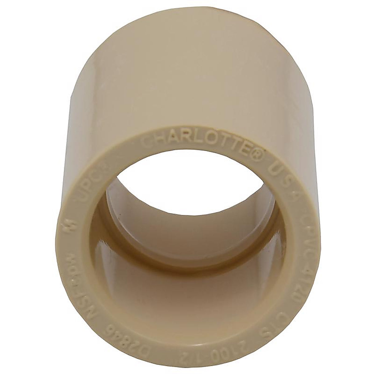 Charlotte Pipe - CTS021000600 - FlowGuard 1/2 in. Socket x 1/2 in. Dia. Socket CPVC Coupling