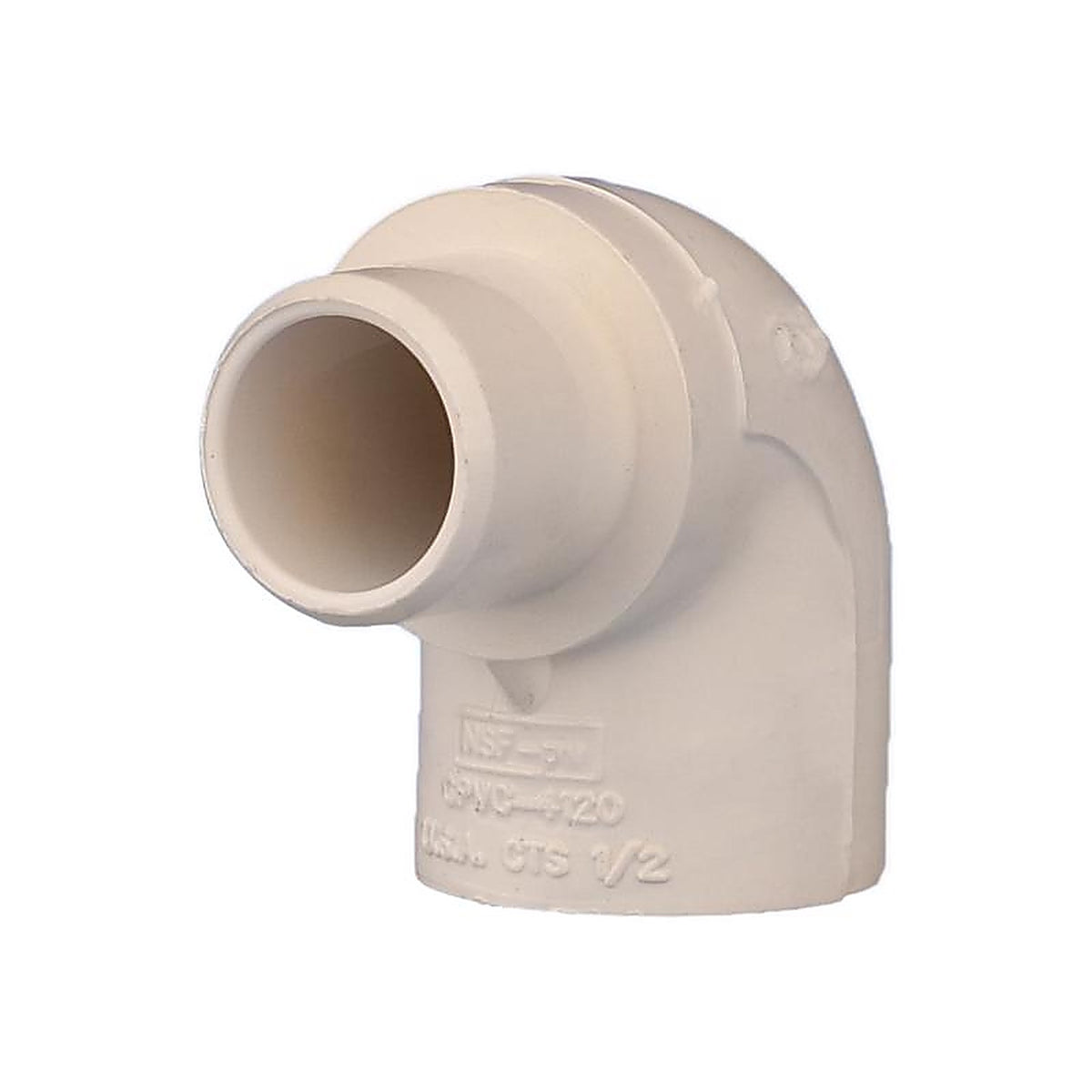 Charlotte Pipe - CTS023040600 - 1/2 in. Spigot x 1/2 in. Dia. Socket CPVC 90 Degree Street Elbow