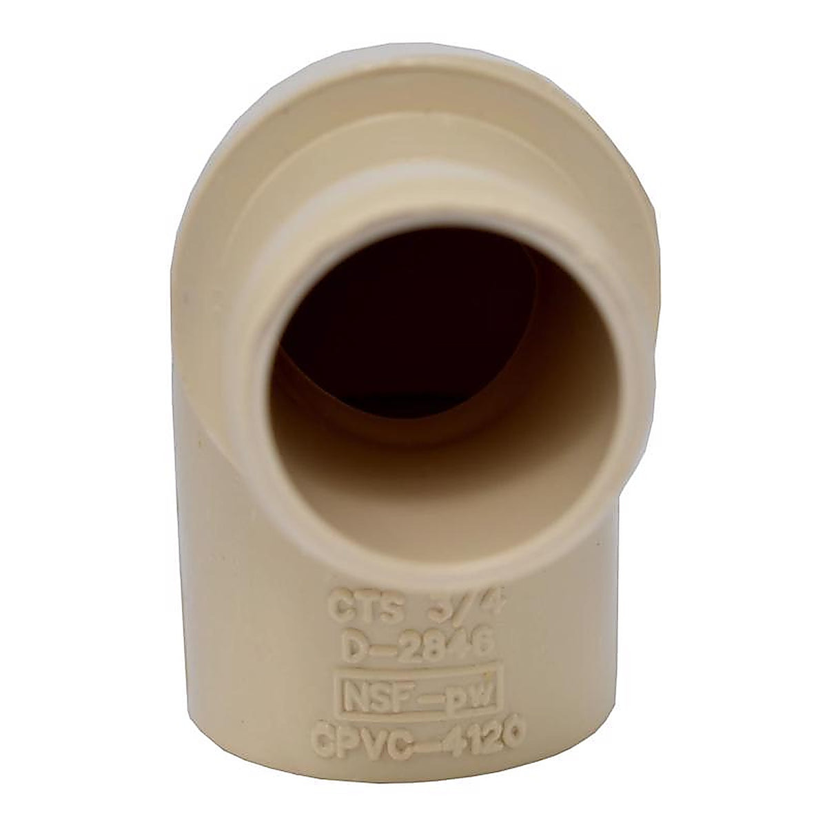 Charlotte Pipe - CTS023040800 - 3/4 in. Spigot x 3/4 in. Dia. Socket CPVC 90 Degree Street Elbow