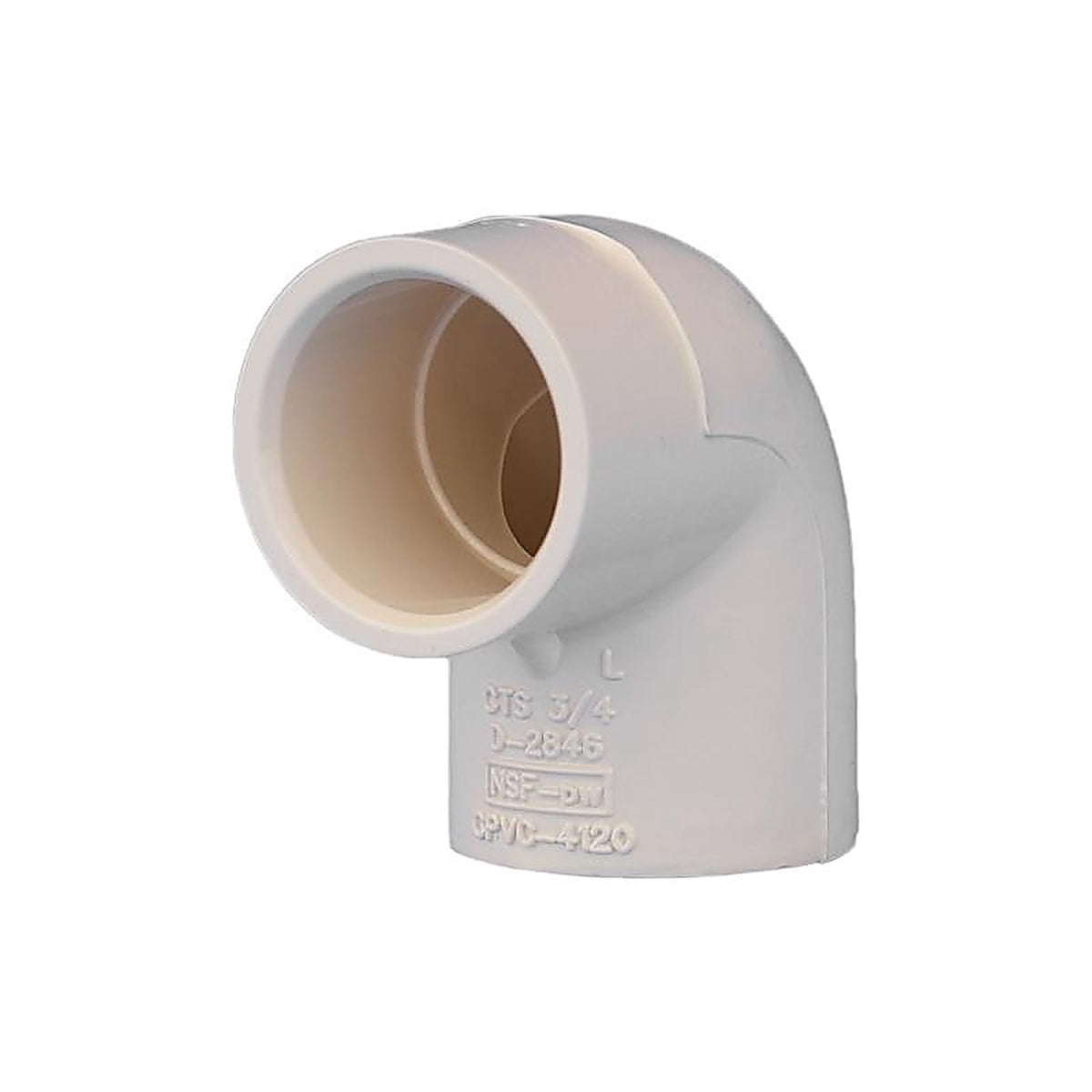Charlotte Pipe - CTS023000800 - FlowGuard 3/4 in. Hub x 3/4 in. Dia. Hub CPVC 90 Degree Elbow