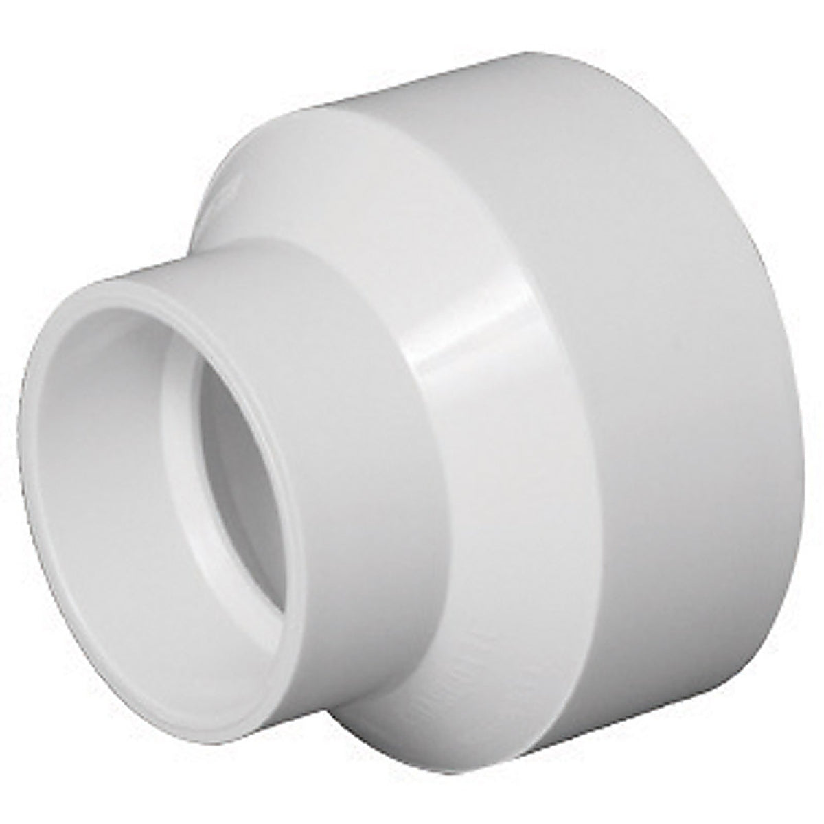 Charlotte Pipe - PVC001021200 - Schedule 40 4 in. Hub x 2 in. Dia. Hub PVC Reducing Coupling