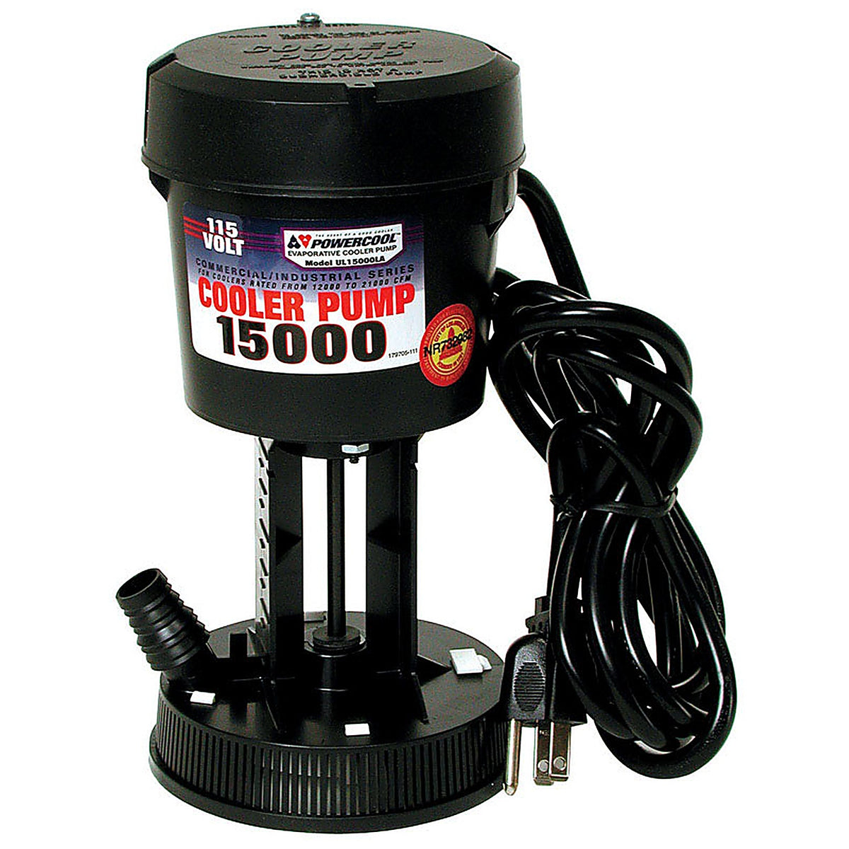 Dial - 1387 - Powercool 8-1/2 in. H x 4-1/2 in. W Plastic Black Evaporative Cooler Pump