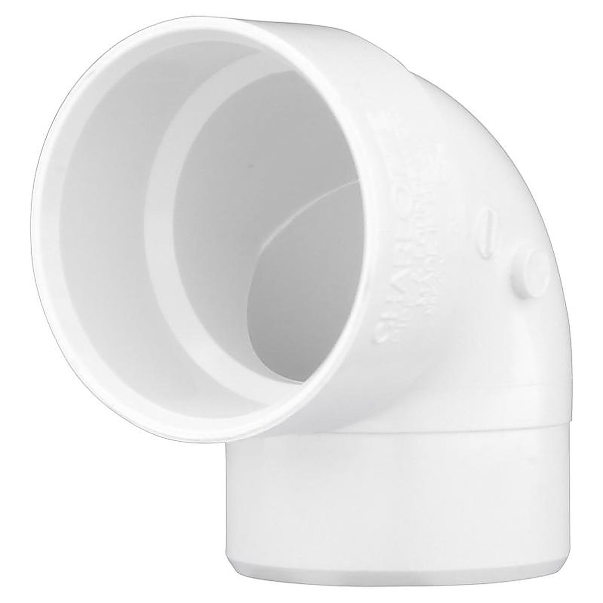 Charlotte Pipe - PVC003330800 - Schedule 40 2 in. Hub x 2 in. Dia. Spigot PVC Elbow