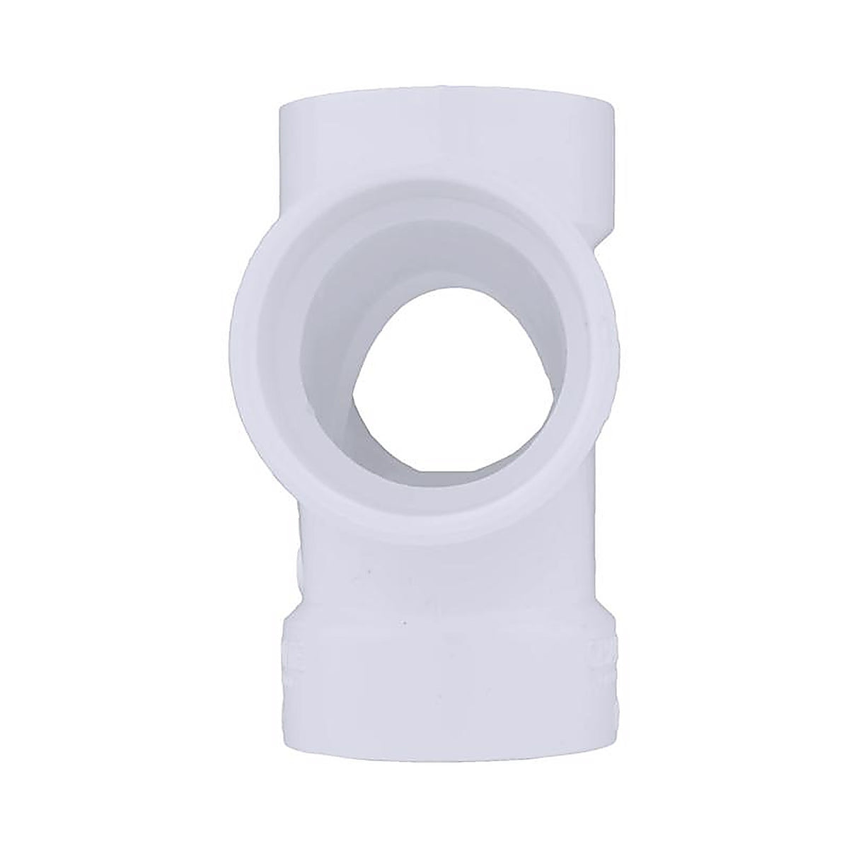 Charlotte Pipe - PVC004280600 - Schedule 40 1-1/2 in. Hub x 1-1/2 in. Dia. Hub PVC Double Sanitary Tee