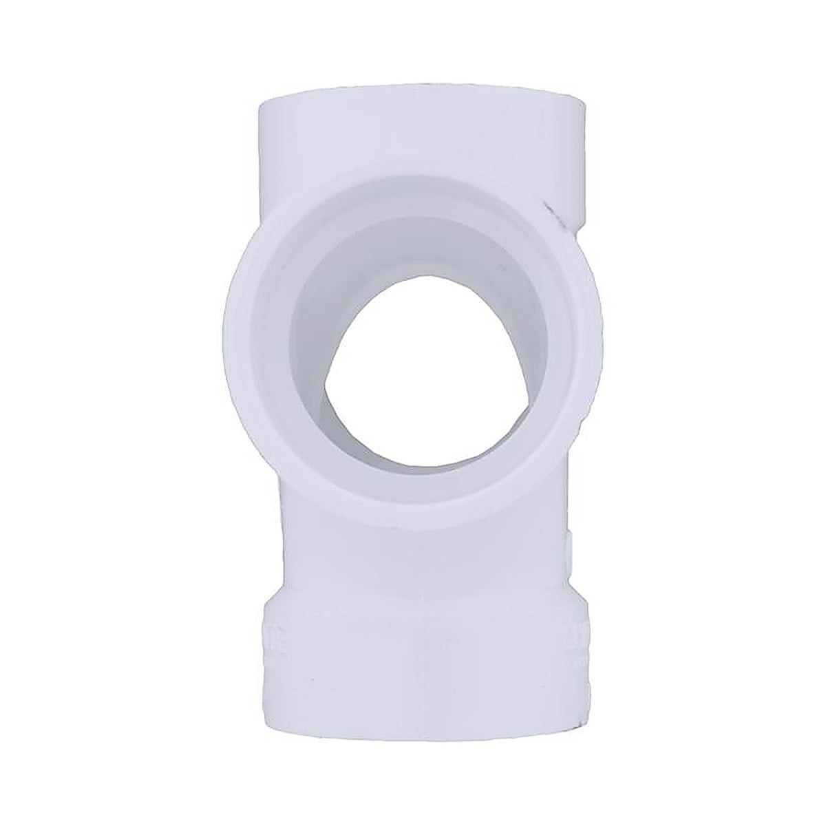 Charlotte Pipe - PVC004280600 - Schedule 40 1-1/2 in. Hub x 1-1/2 in. Dia. Hub PVC Double Sanitary Tee