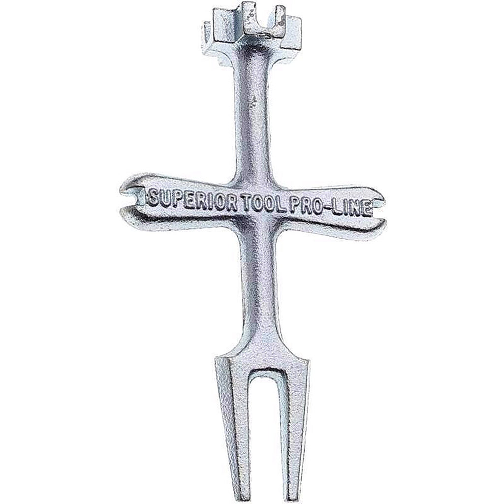 Superior Tool - 3930 - Pro-Line Plug Wrench Silver 1 pc