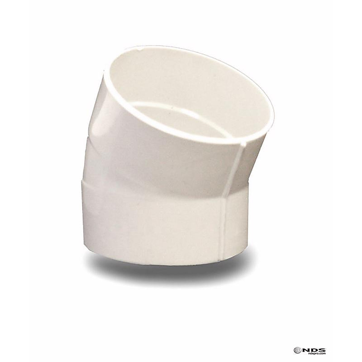 NDS - 4P04 - Schedule 35 4 in. Hub each X 4 in. D Hub PVC Elbow