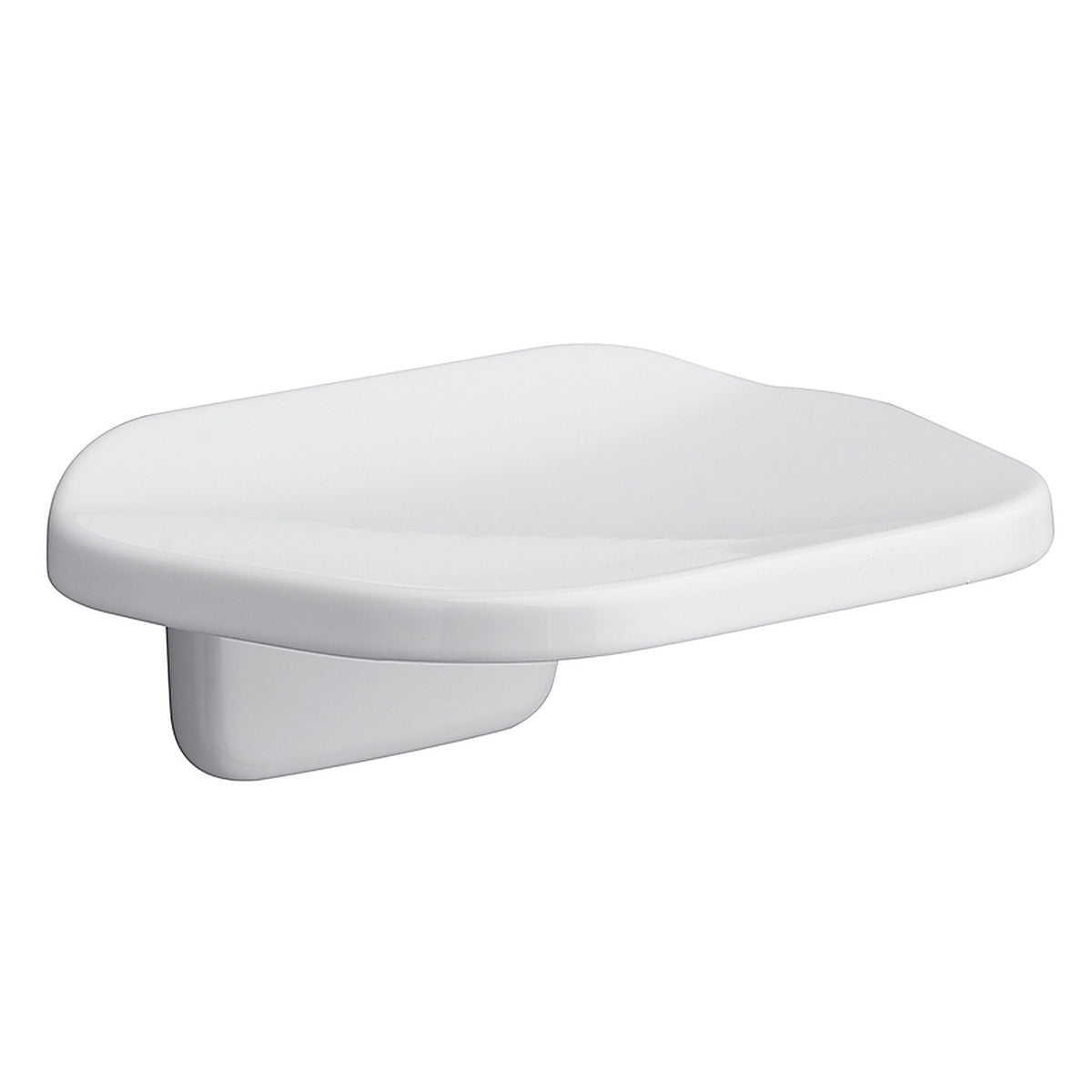 OakBrook - 297-090607OB - Bright White Die Cast Zinc Soap Dish
