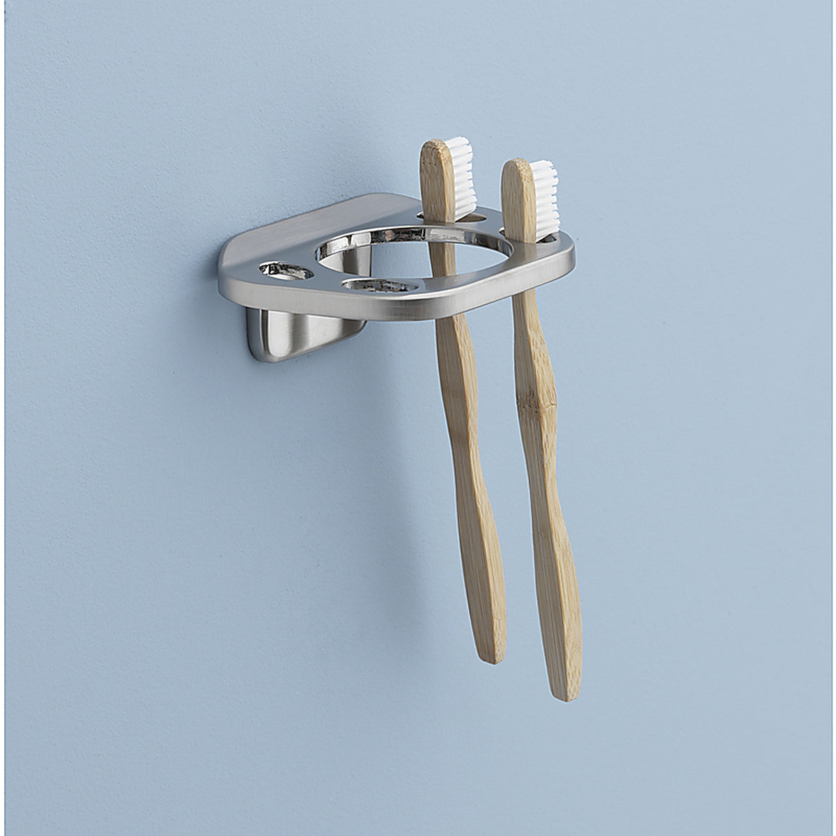 OakBrook - 297-1004OB - Brushed Nickel Die Cast Zinc Toothbrush/Tumbler Holder