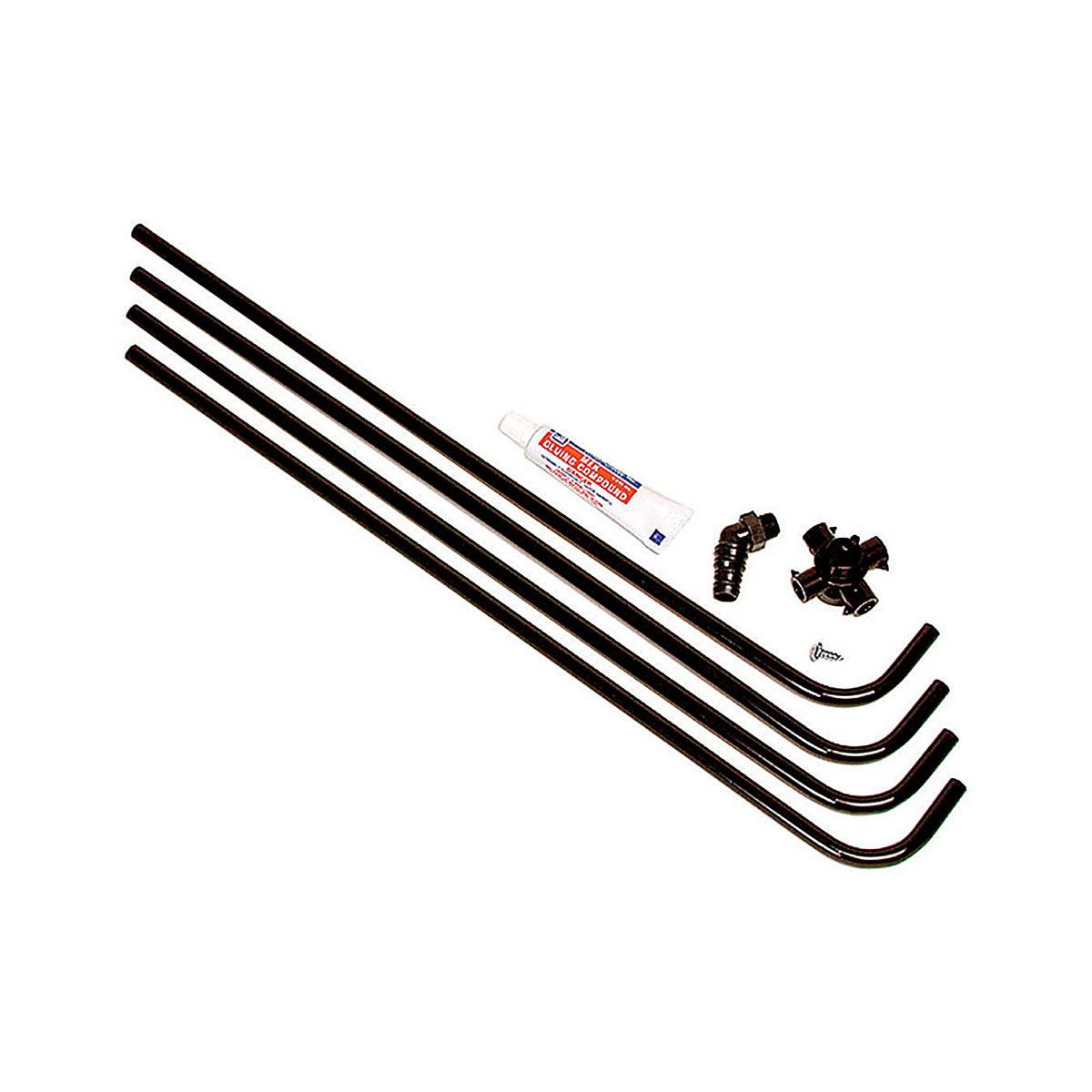 Dial - 4497 - 4 Way Down Plastic Black Evaporative Cooler Water Hook-Up Kit