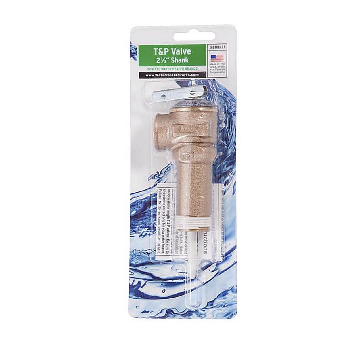 Reliance - 100108601 - 2-1/2 in. MNPT Relief Valve 1/pc.