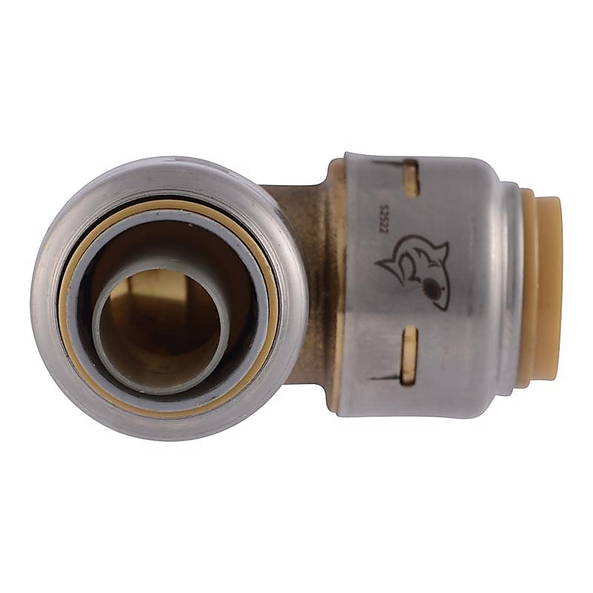 SharkBite - U4248LFA - Push to Connect 1/2 in. PTC T X 1/2 in. D PTC Brass Elbow