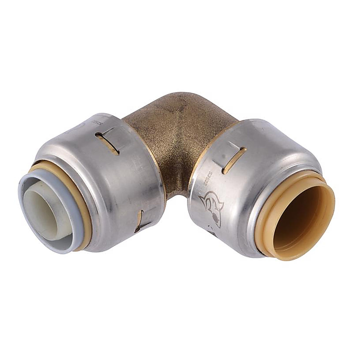 SharkBite - U4248LFA - Push to Connect 1/2 in. PTC T X 1/2 in. D PTC Brass Elbow