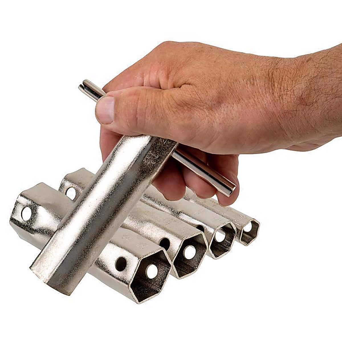 Superior Tool - 3755 - Shower Valve Socket Wrench Set Silver 6 pc