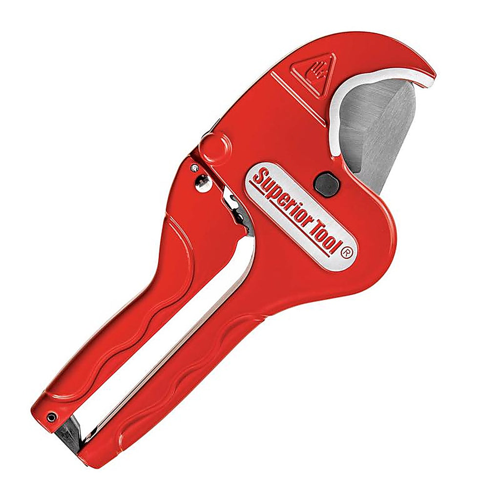 Superior Tool - 37110 - 1-5/16 in. Ratcheting Pipe Cutter Red 1 pc