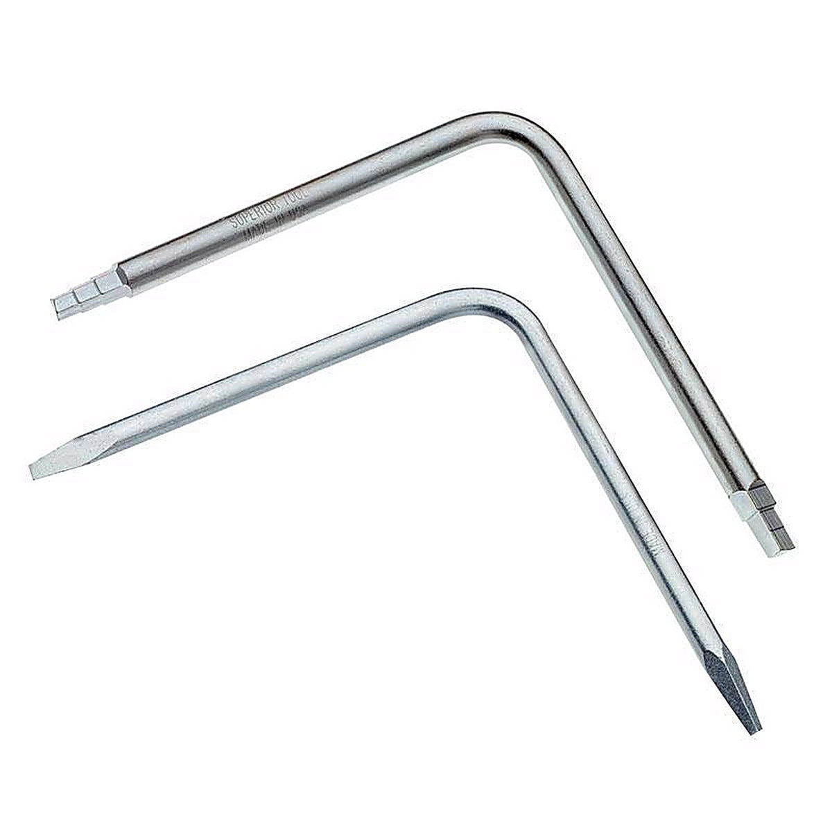 Superior Tool - 3765 - Faucet Seat Wrench Set Silver 2 pc