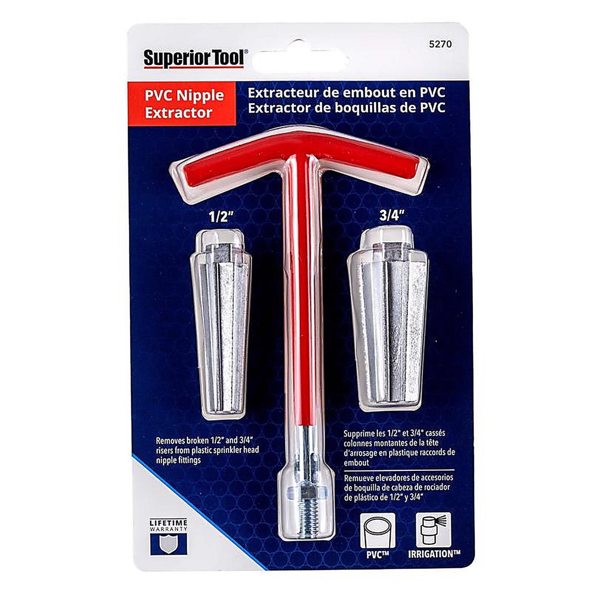 Superior Tool - 5270 - Riser Removal Tool 3/4 inch D 3 piece