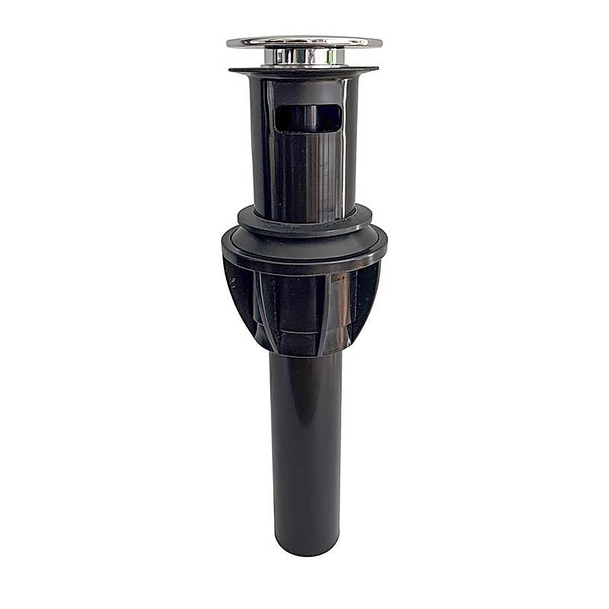 Keeney - K820-72 - 1-1/4 in. Chrome Plastic Push Button Drain with Overflow