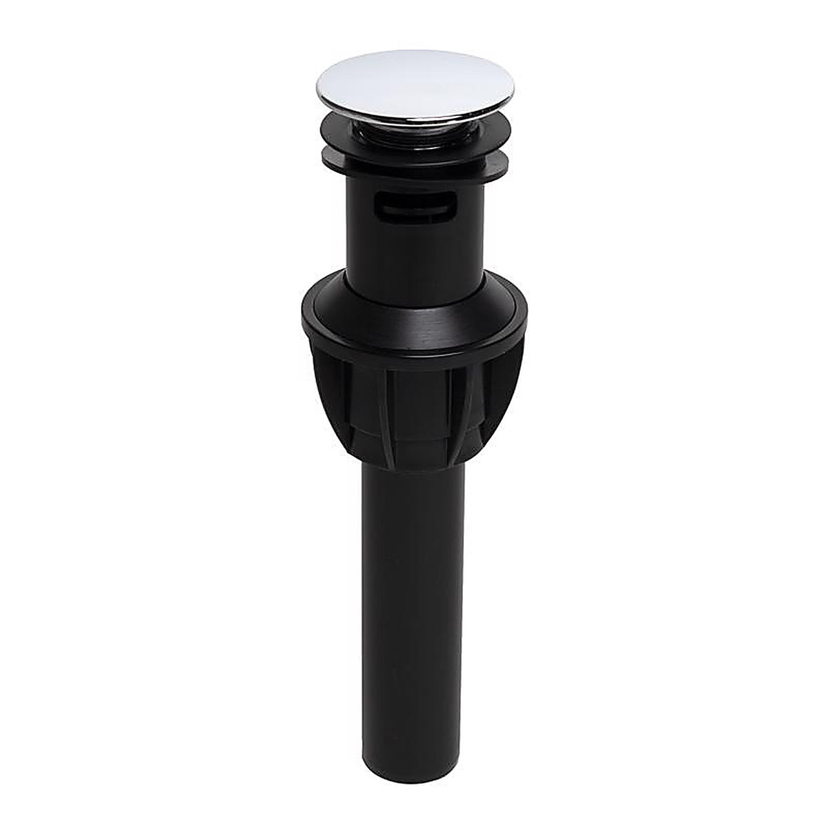 Keeney - K820-72 - 1-1/4 in. Chrome Plastic Push Button Drain with Overflow