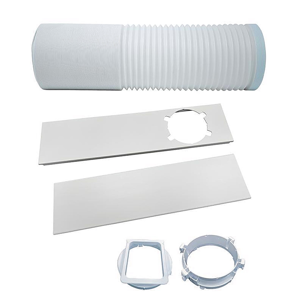 Perfect Aire - PORTV592PA - AC Replacement Window Exhaust Kit 7.5 in. W X 10 in. H White