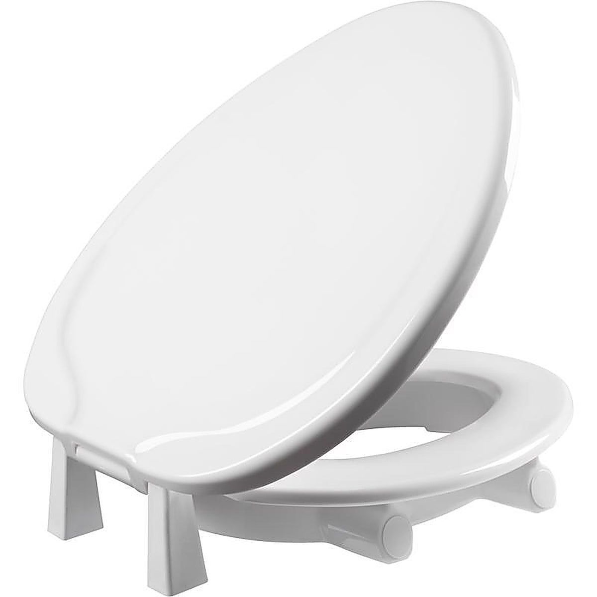 Bemis - E05310TSS 000 - Independence Asurance Elongated White Plastic Toilet Seat