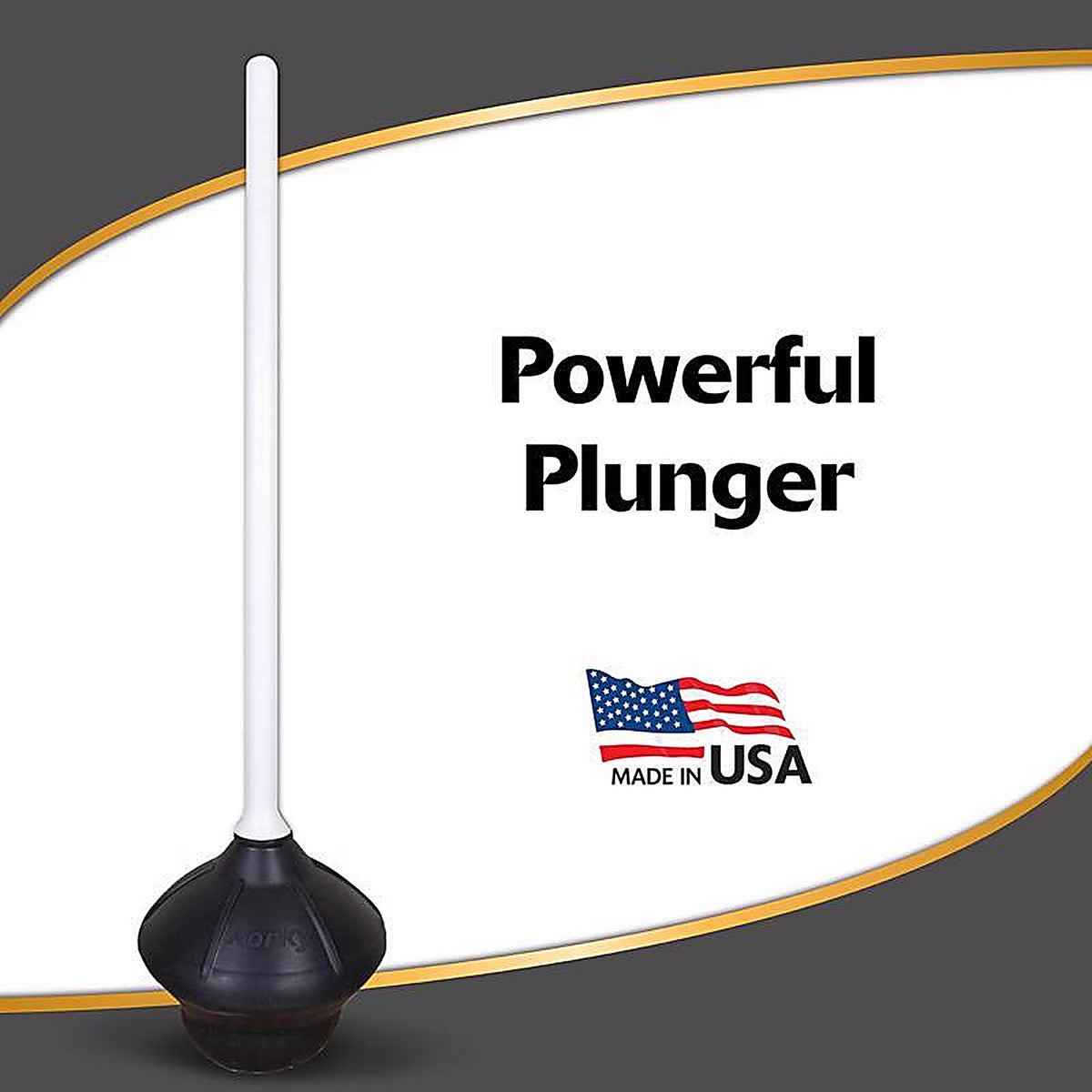 Korky - 92-8A - Toilet Plunger 18 in. L X 6 in. D