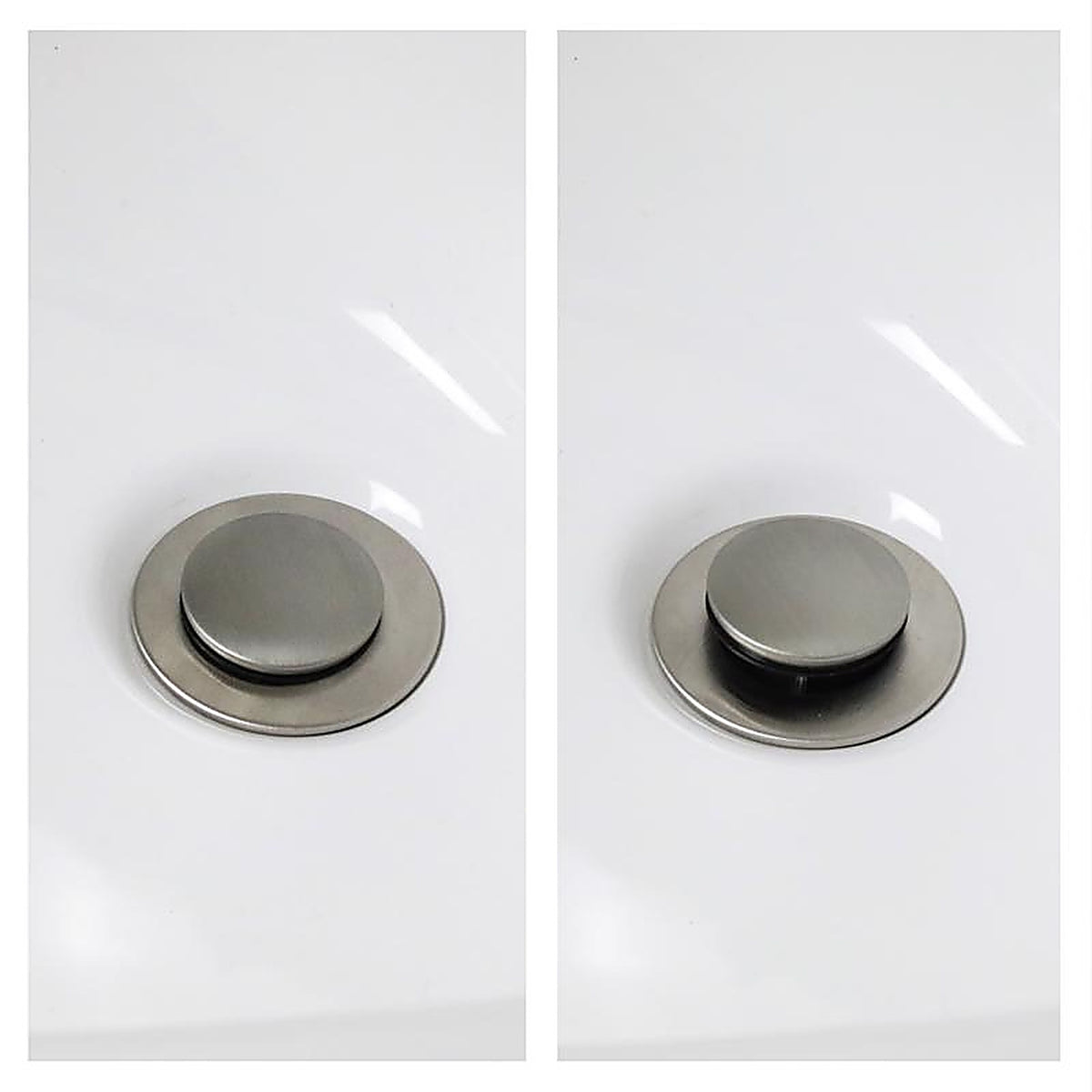 Danco - 9D00011042 - 1.4 in. Brushed Nickel Plastic Replacement Pop Up Stopper