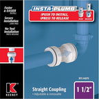 Keeney - 46IPK - Insta Plumb 1-1/2 in. D Plastic Straight Coupling