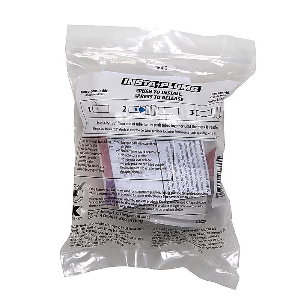Keeney - 10200IPK - insta plumb 1-1/4 in. D Plastic J-Bend