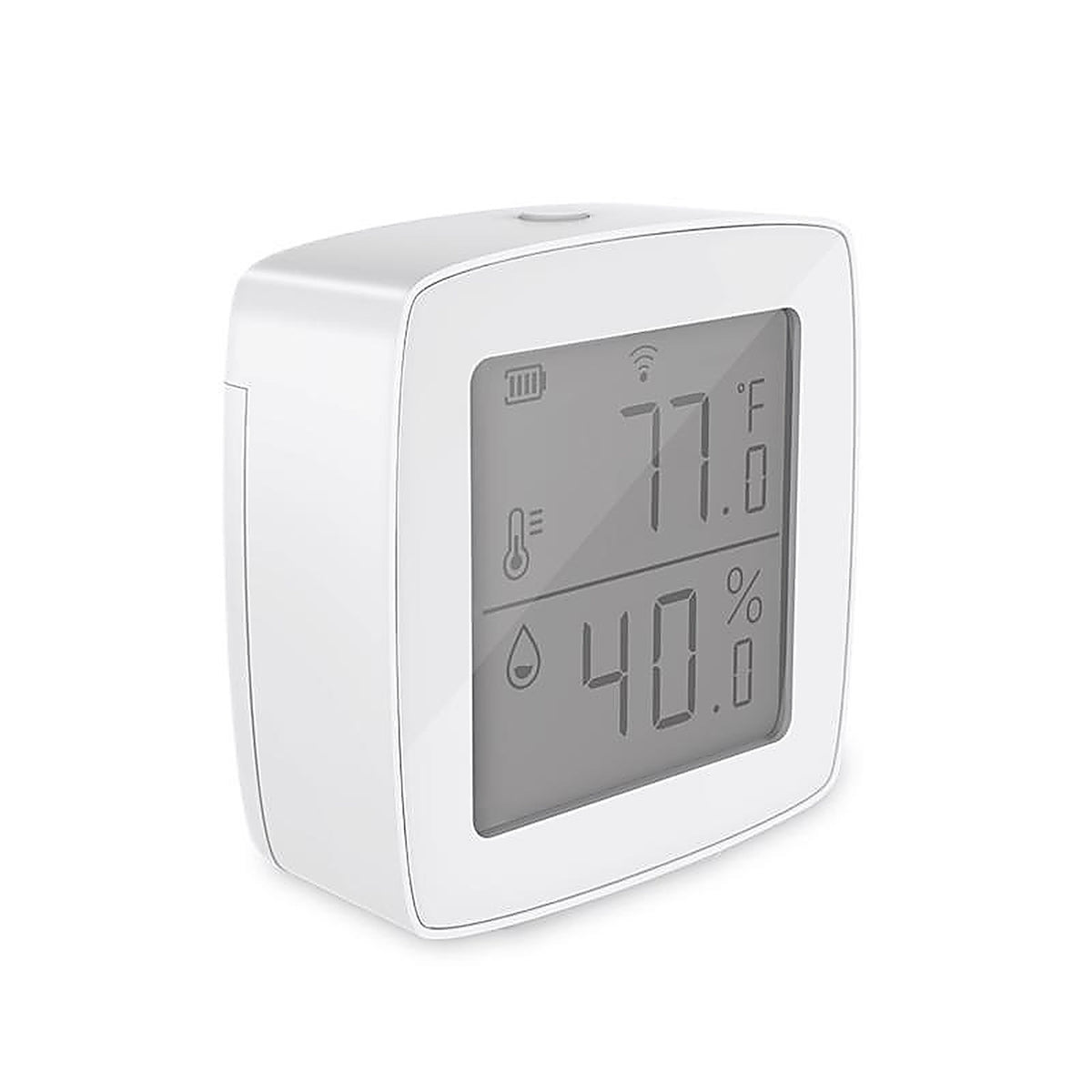 Feit Electric - TEMP/WIFI - Built In WiFi Heating and Cooling Push Buttons Temperature & Humidity Sensor