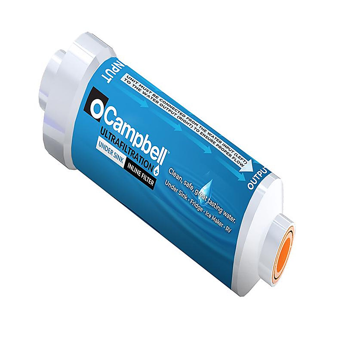 Campbell - ULTUNDERSINK - Ultrafiltration+ Under Sink In-Line Water Filter