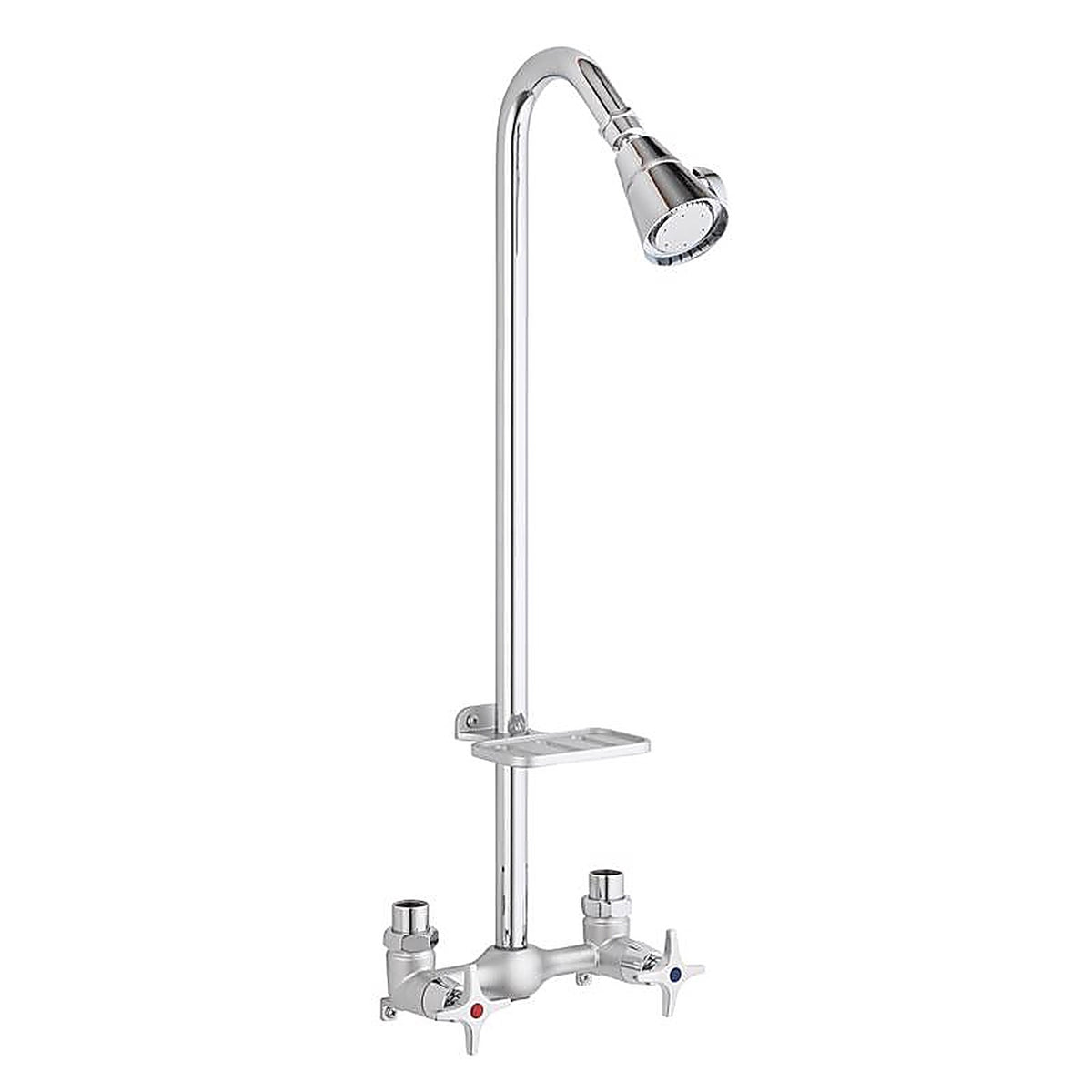 Homewerks - 3070-252-CHBWS - 2-Handle Chrome Wall Mount Tub Faucet