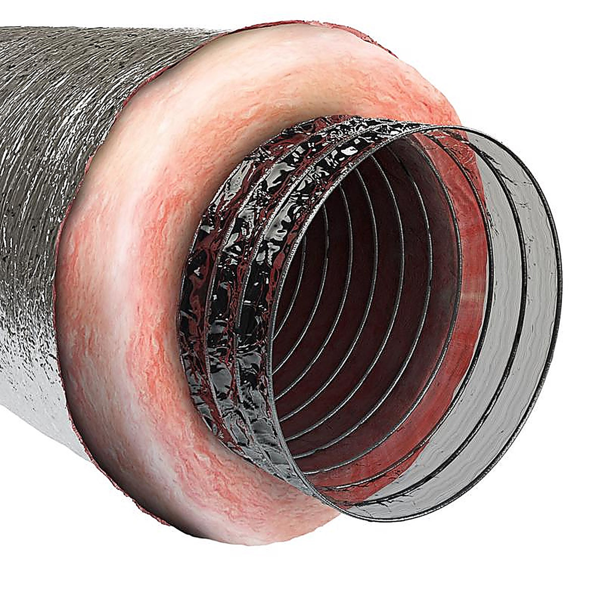Imperial - MEA-0825-6 - 25 ft. L X 8 in. D Silver Poly Duct