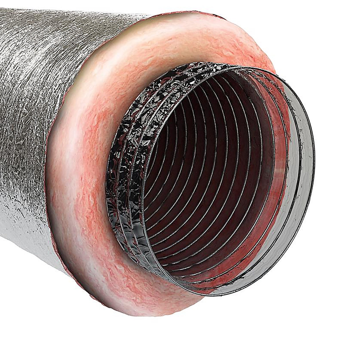 Imperial - MEA-1225-6 - 25 ft. L X 12 in. D Silver Poly Duct
