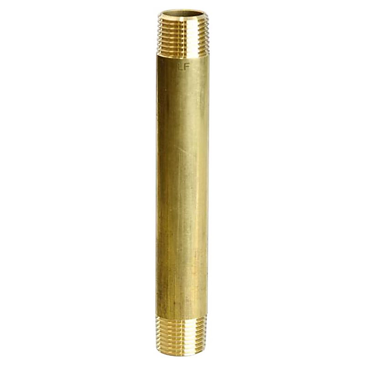 ACE - 6JC126300201045 - 1/2 in. MPT X 1/2 in. D MPT Red Brass Nipple 5-1/2 in. L