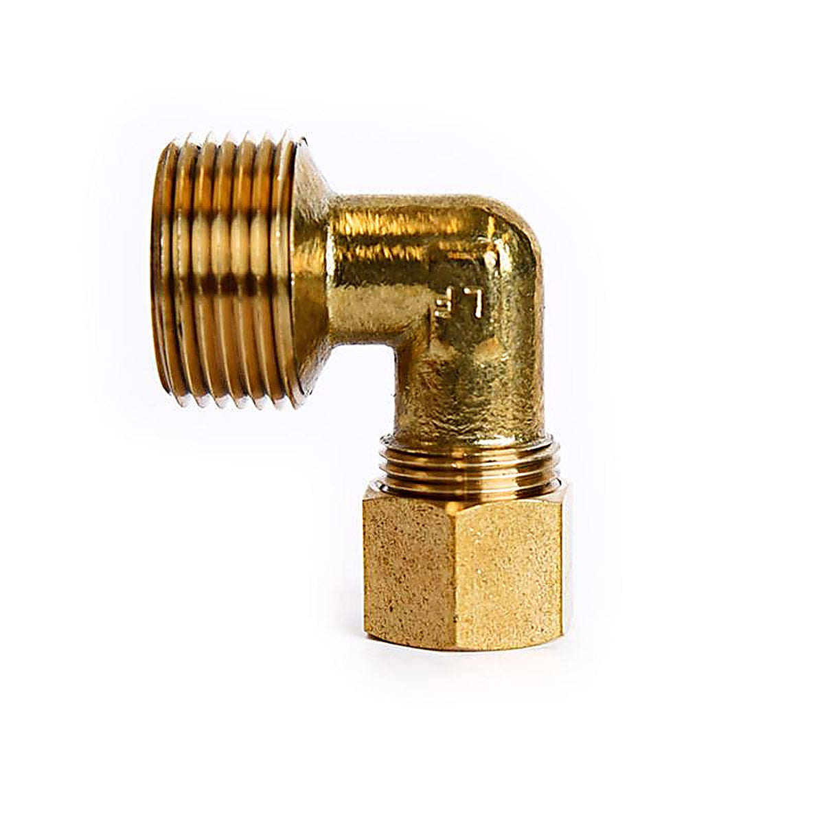 ACE - 6JC121010711032 - 1/2 in. Compression X 3/4 in. D MPT Brass 90 Degree Street Elbow