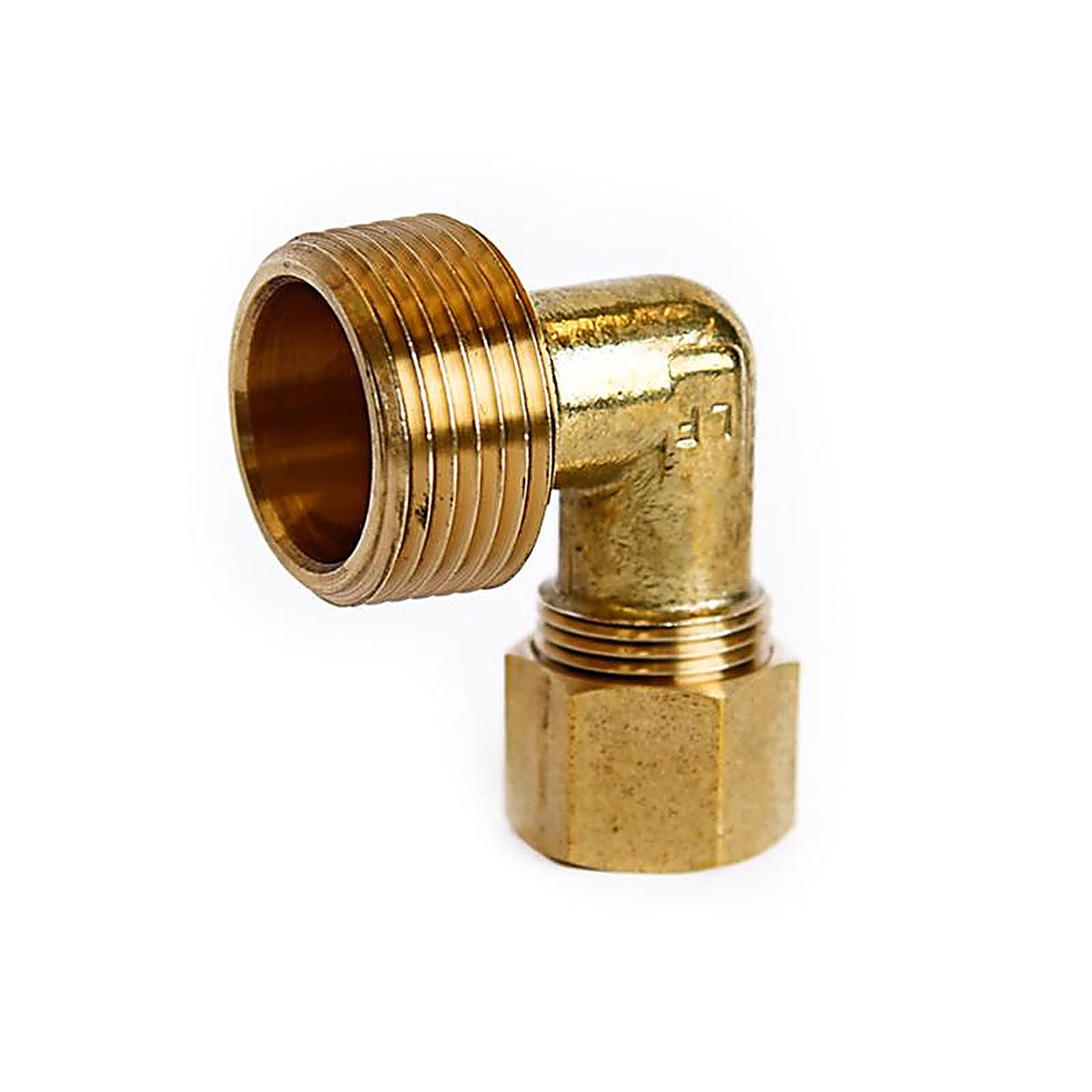 ACE - 6JC121010711032 - 1/2 in. Compression X 3/4 in. D MPT Brass 90 Degree Street Elbow
